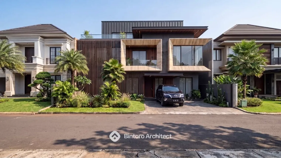 Karya Bintoro Architect - Desain Rumah Modern Minimalis